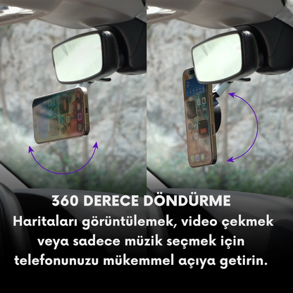 Araba İçi Manyetik Telefon Tutucu